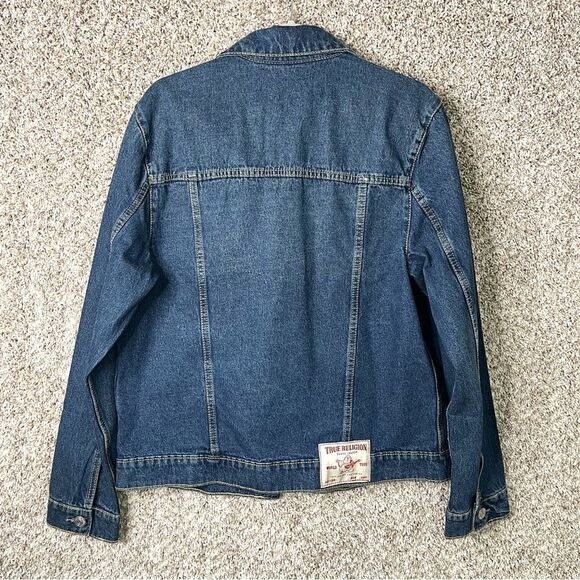 True Religion Jacket Women’s Small Jesse Medium Dreamy Wash Denim Trucker NWT - Picture 6 of 10